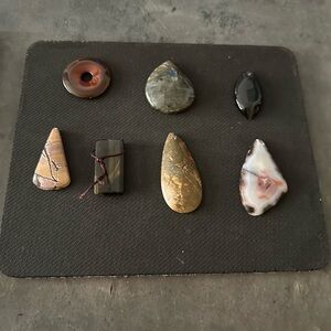 Elegant Stone & Semi Precious Stones Pendant Collection